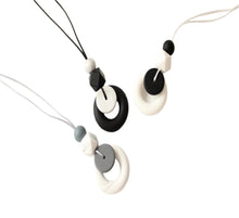 Load image into Gallery viewer, Silicone Pendant Necklace Monochrome
