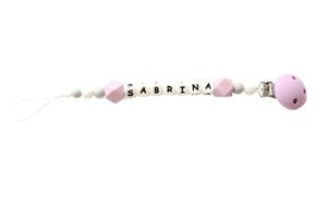 Silicone Dummy clip with name