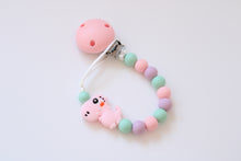 Load image into Gallery viewer, Pink Dinosaur Dummy clip
