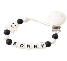 Load image into Gallery viewer, Persoanlised Dummy clip - White Ghost
