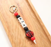 Load image into Gallery viewer, Personalised Lady Bird Keyring
