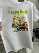 Load image into Gallery viewer, Happy Easter Yellow Digger T-shirt

