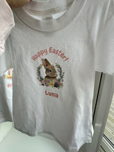 Load image into Gallery viewer, Personalised  Easter Bunny T-shirt

