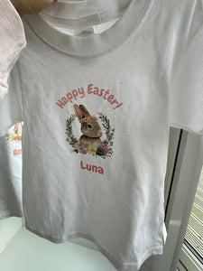 Personalised  Easter Bunny T-shirt