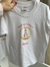 Load image into Gallery viewer, Personalised Pink Easter Bunny T-shirt
