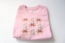 Load image into Gallery viewer, Pink Christmas Gingerbread house Sweatshirt
