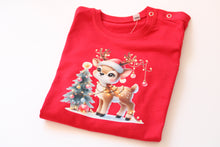 Load image into Gallery viewer, Rudolph Christmas long sleeve top
