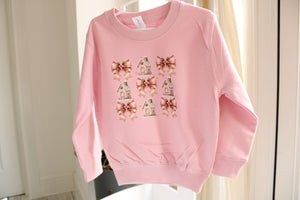 Pink Christmas Gingerbread house Sweatshirt