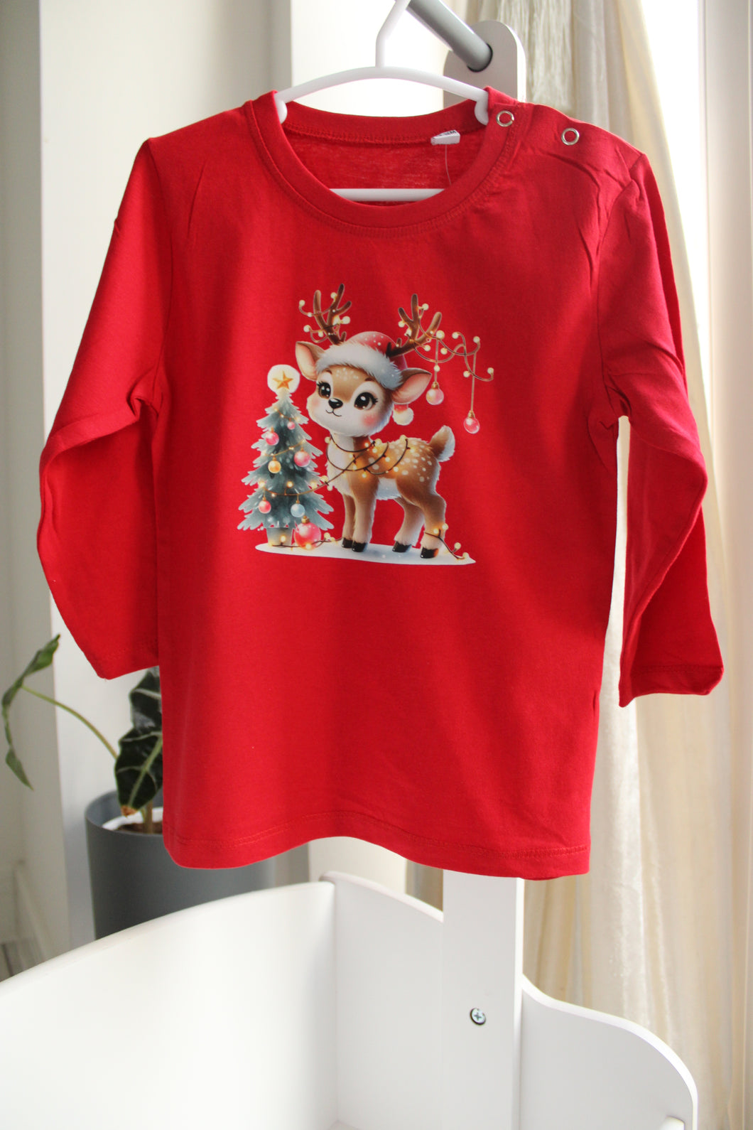 Rudolph Christmas long sleeve top