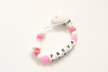 Load image into Gallery viewer, Persoanlised Dummy clip - Pink Ghost
