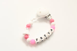 Persoanlised Dummy clip - Pink Ghost