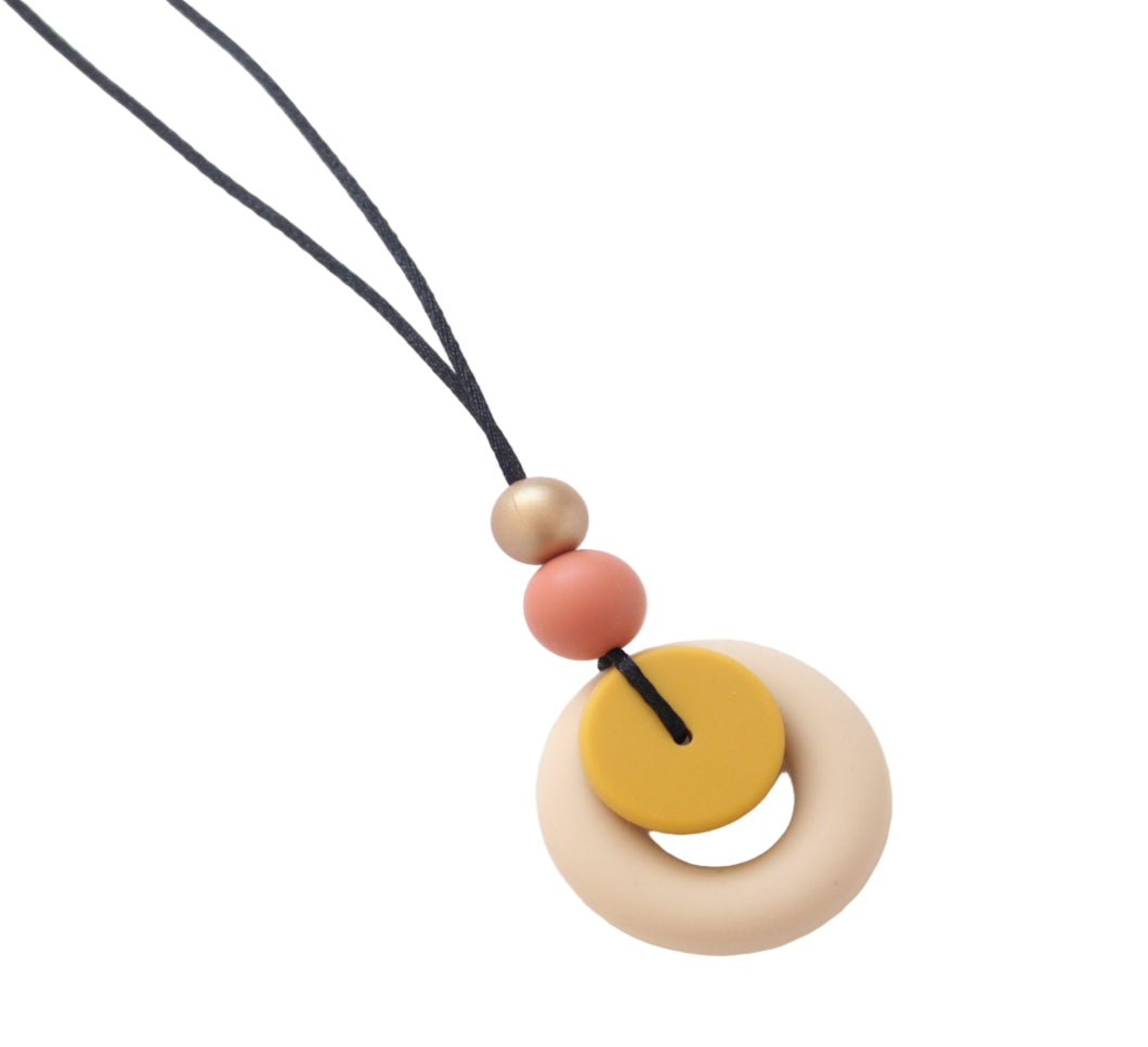 Silicone Pendant Autumn Necklace