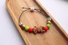 Load image into Gallery viewer, Reindeer Silicone Adjustable Bracelet

