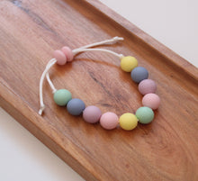 Load image into Gallery viewer, Pastel Rainbow Adjustable Bracelet
