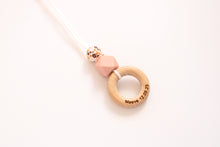 Load image into Gallery viewer, Personalised Engraved Nursing Necklace in Dusky Pink
