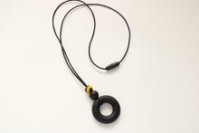 Load image into Gallery viewer, Teething Necklace Black Pendant
