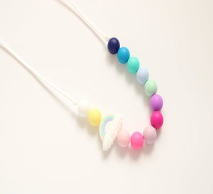 Kids Silicone Rainbow necklace