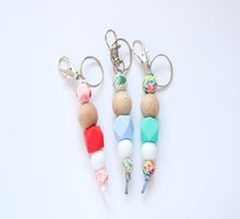 Load image into Gallery viewer, Personalised Beaded Keyring
