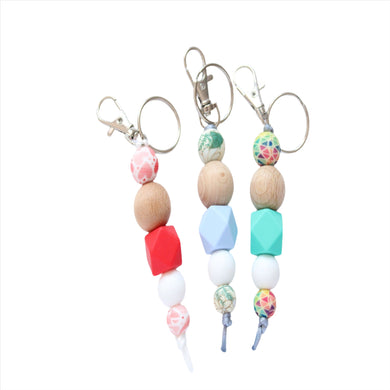 Personalised Beaded Keyring