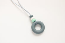 Load image into Gallery viewer, Sensory Chew Fidget Necklace - Grey Pendant
