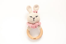 Load image into Gallery viewer, Personalised Crochet Bunny Rattle

