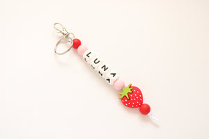 Personalised Keyring Bag charm