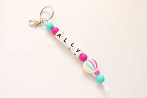 Personalised Keyring Bag charm