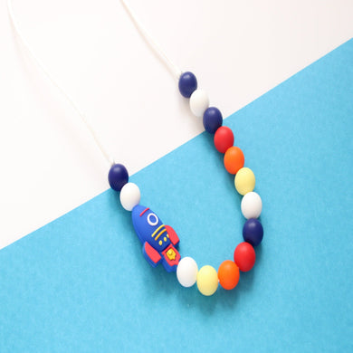 Boys Necklace Rocket