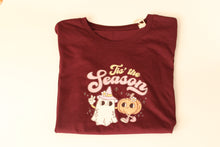 Load image into Gallery viewer, Tis&#39; the season Halloween Ladies t-shirt - organic cotton
