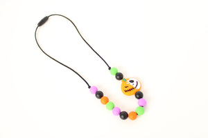 Kids Halloween Pumpkin Necklace