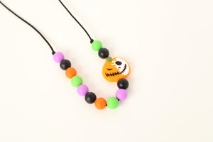 Kids Halloween Pumpkin Necklace