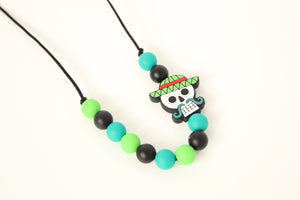 Kids Halloween Skull Necklace