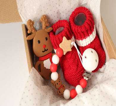 Reindeer Christmas Baby Gift Set