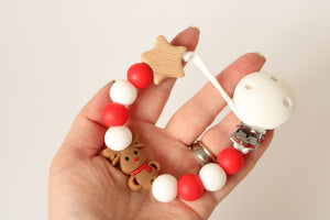 Personalised Christmas Dummy clip