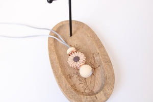 Beige Daisy Nursing Necklace