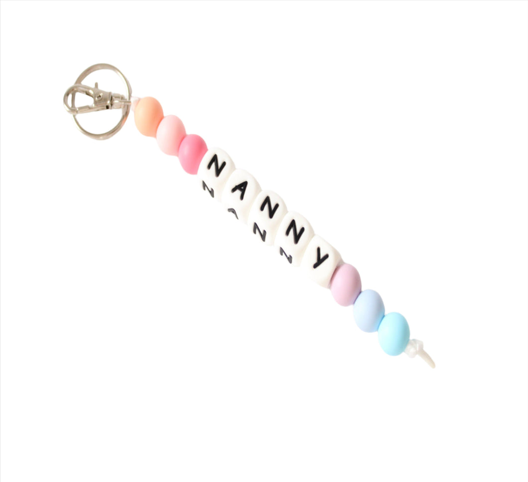 Pastel Rainbow keyring