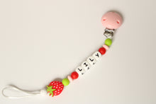Load image into Gallery viewer, Personalised Strawberry Dummy Clip
