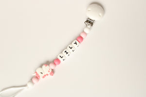 Personalised Unicorn Dummy Clip