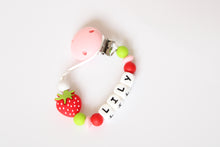 Load image into Gallery viewer, Personalised Strawberry Dummy Clip
