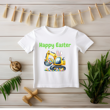 Load image into Gallery viewer, Happy Easter Yellow Digger T-shirt
