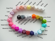 Load image into Gallery viewer, Personalised Dummy clip  &amp; Teething ring Gift set - Heart - More colors available
