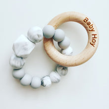 Load image into Gallery viewer, Engraved Teething Ring- More colors available
