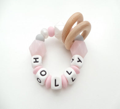 Baby Pink Rattle toy
