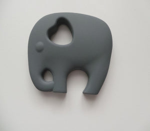 Grey Elephant Teether