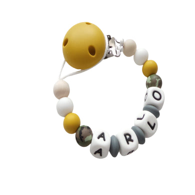 Mustard & Khaki Dummy clip