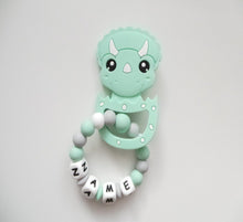 Load image into Gallery viewer, Personalised Dinosaur Teether
