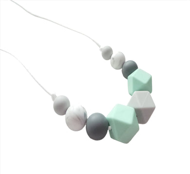Mint & Grey Mama necklace