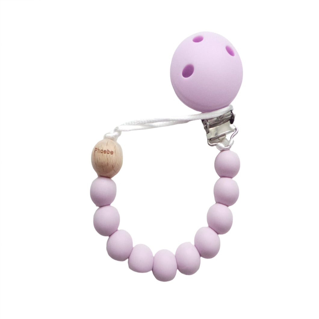 Lilac Engraved dummy clip