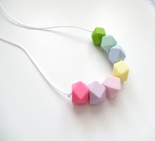 Load image into Gallery viewer, Rainbow Teething necklace
