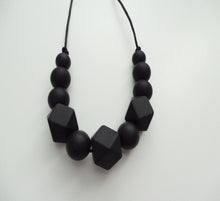 Load image into Gallery viewer, Black Teething Necklace
